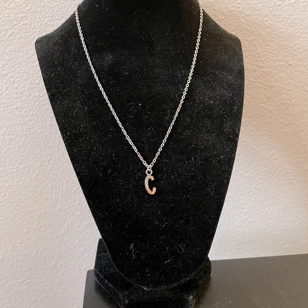 Handmade Letter C Necklace